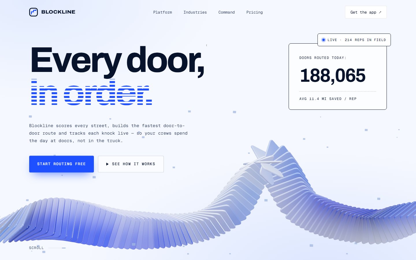 Blockline website