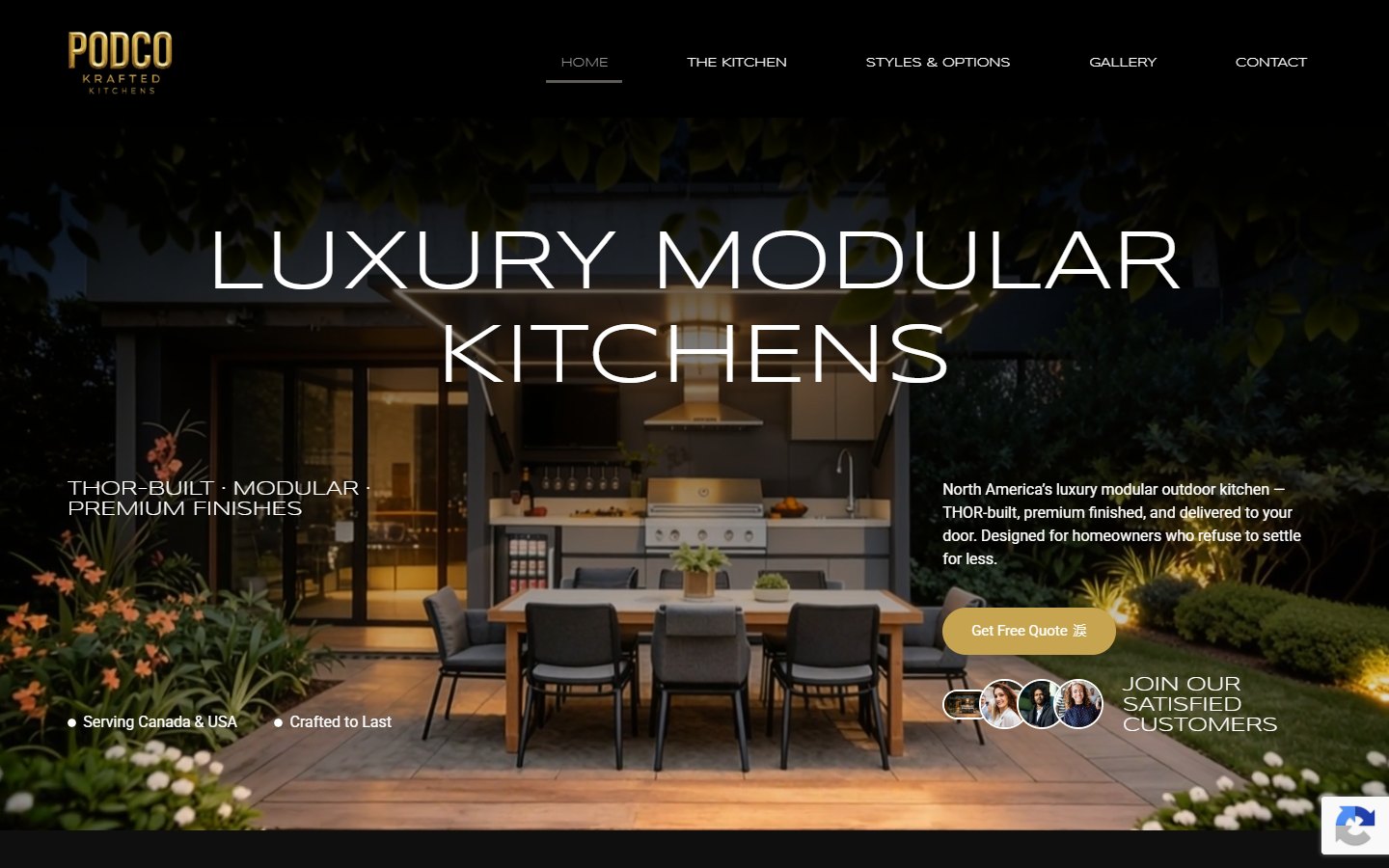 Podco Living website